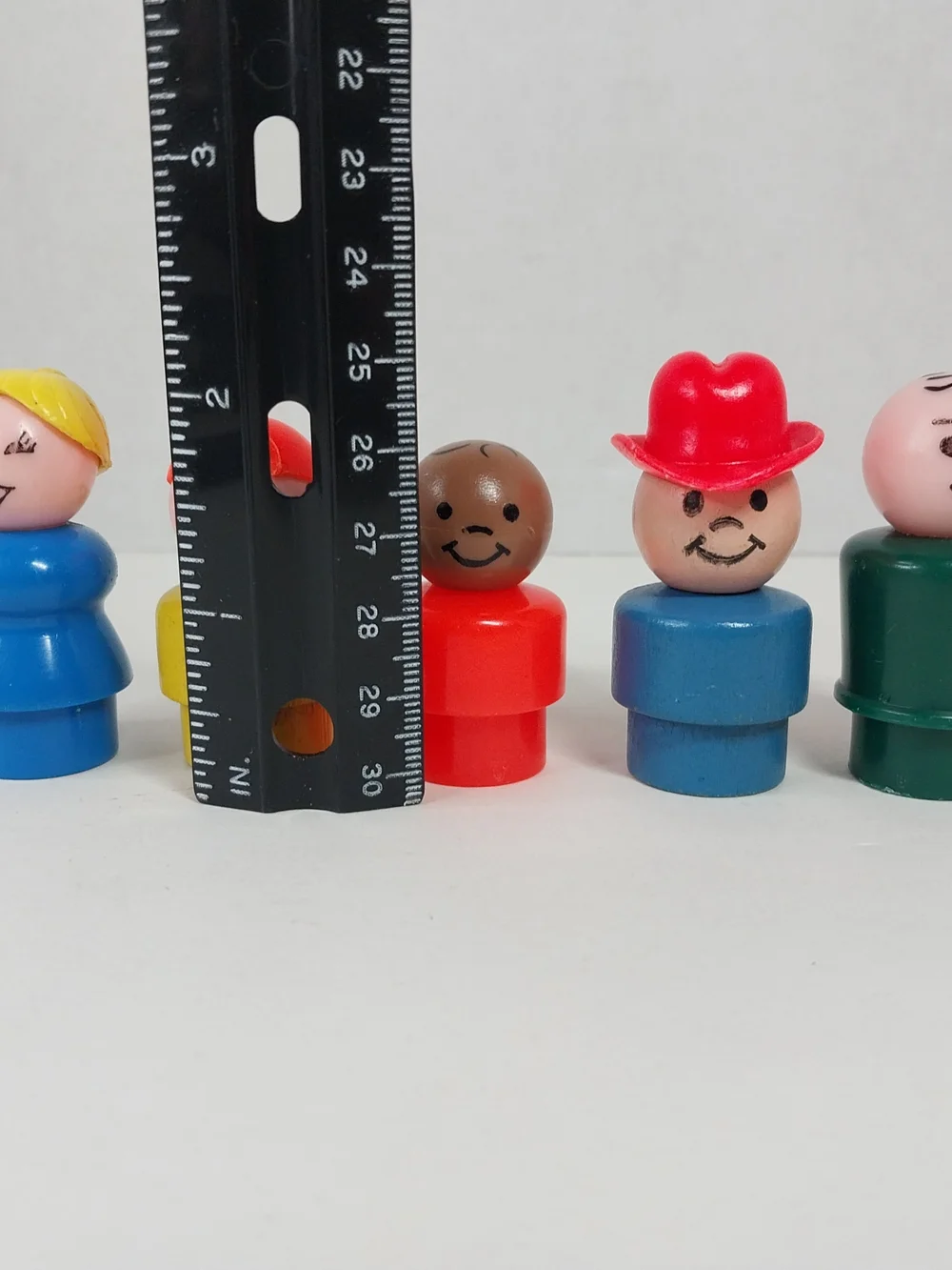 Vintage Fisher Price Little People Farm Lot Farmers Horse Cow Sheep 1960s-70s